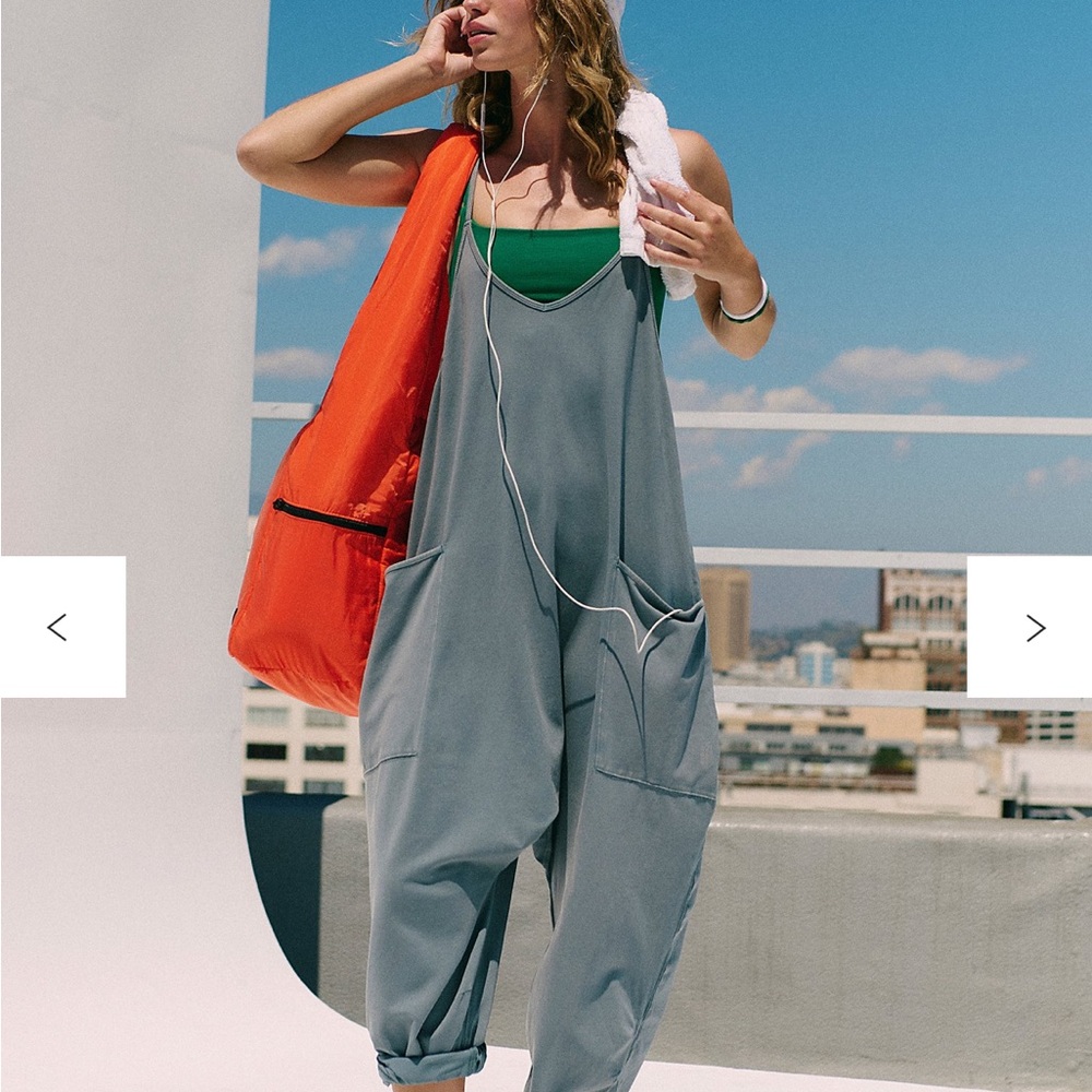 FP Movement Sage Green Hot Shot Onesie - Relaxed Jumpsuit